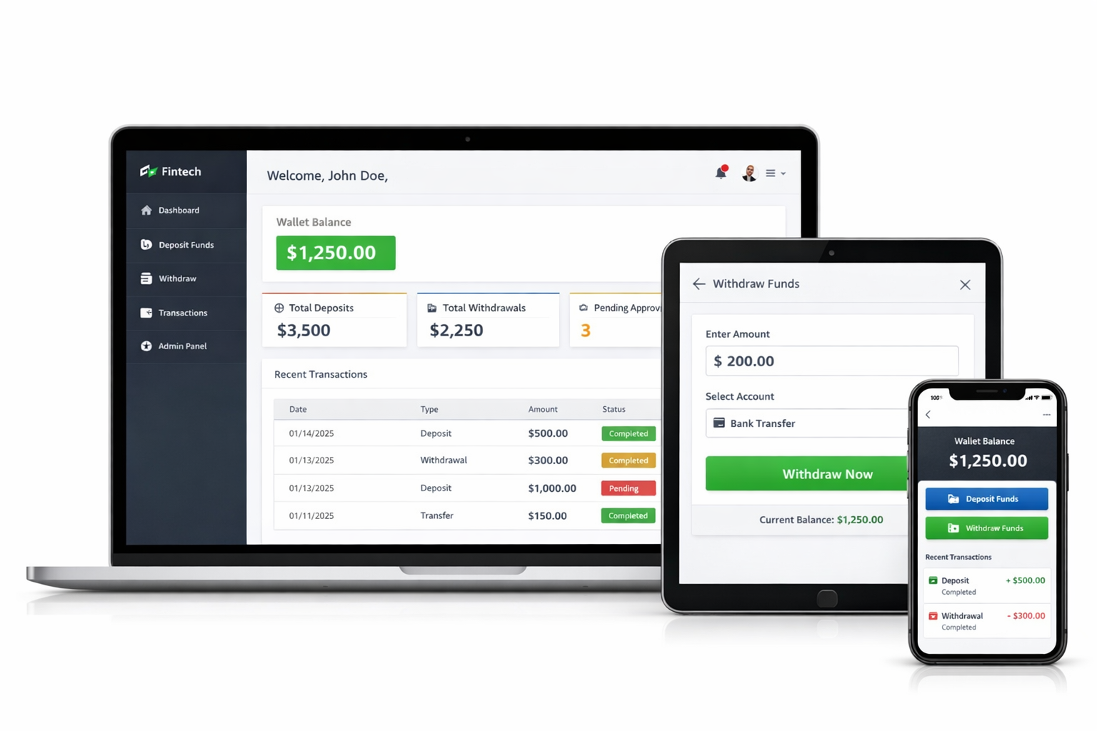 Fintech Web Application Project